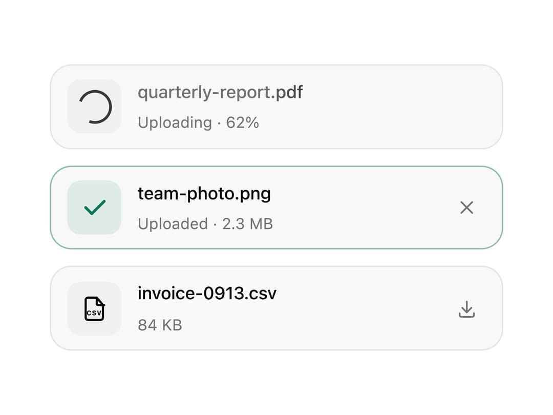 Attachment preview