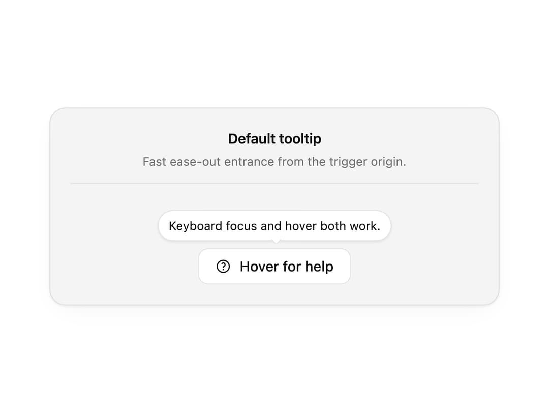 Tooltip preview