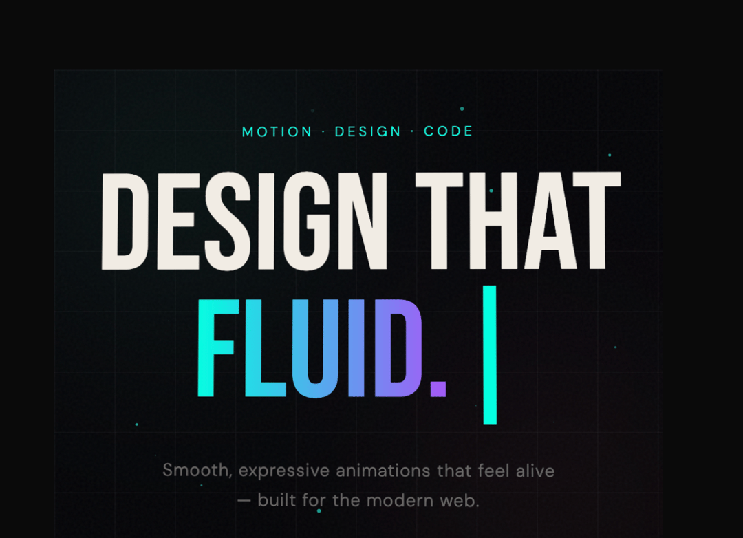 Animated Text Hero preview