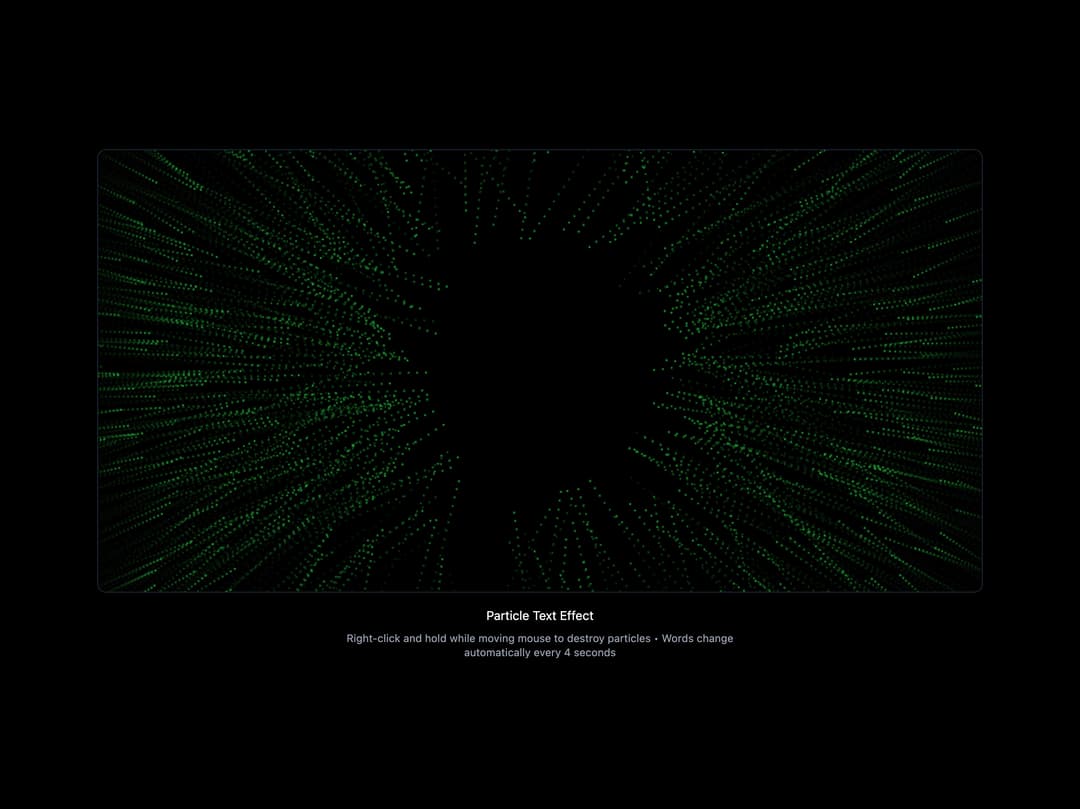 ParticleTextEffect preview