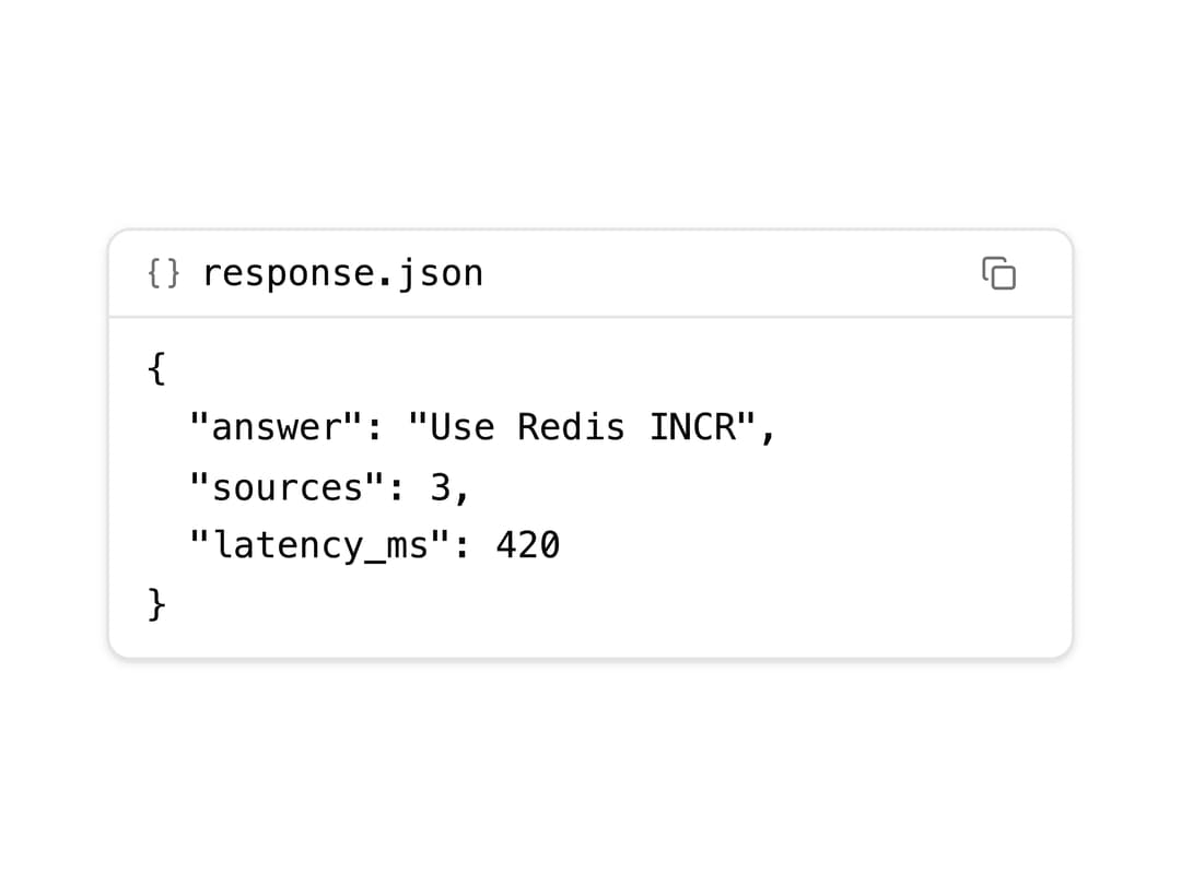 Export JSON preview
