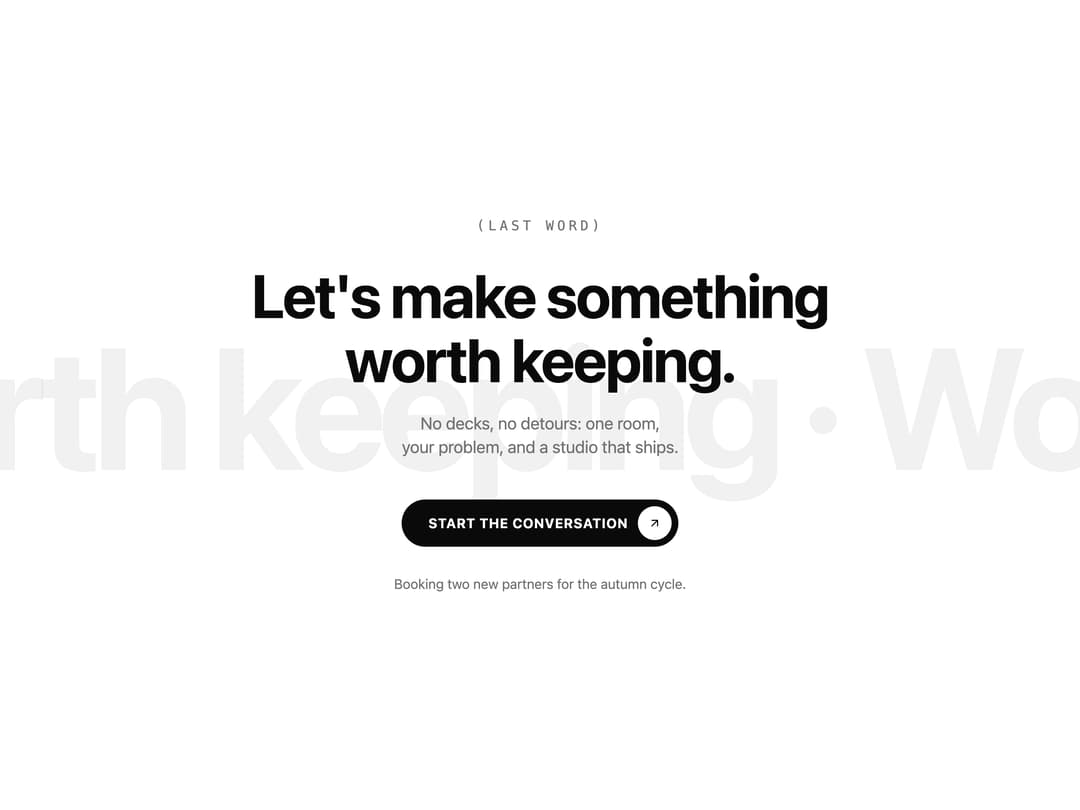 Worth Keeping CTA preview
