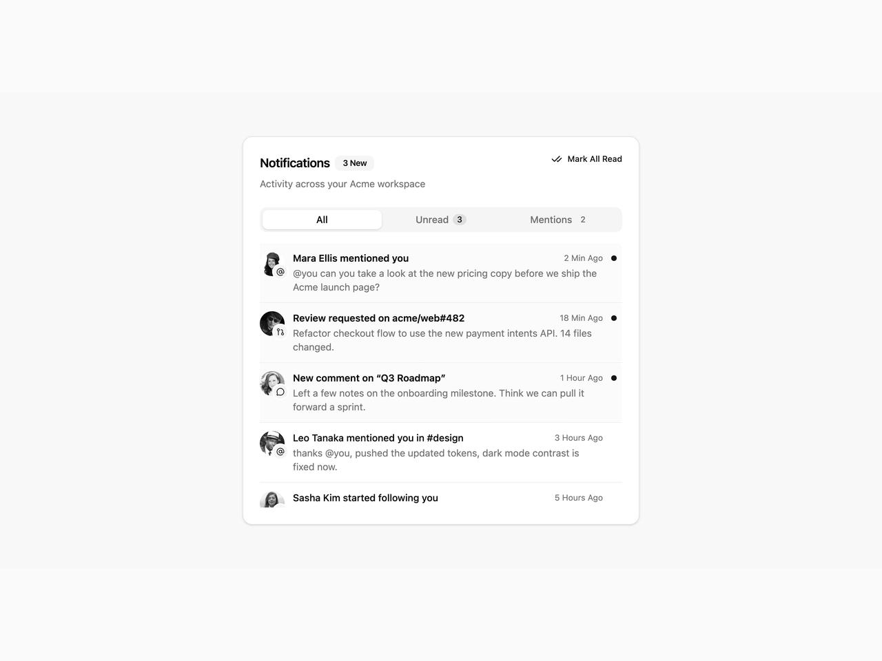 Default preview
