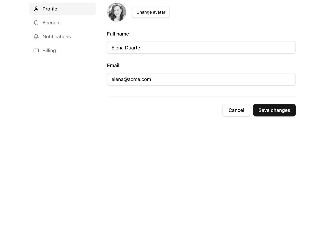Default preview