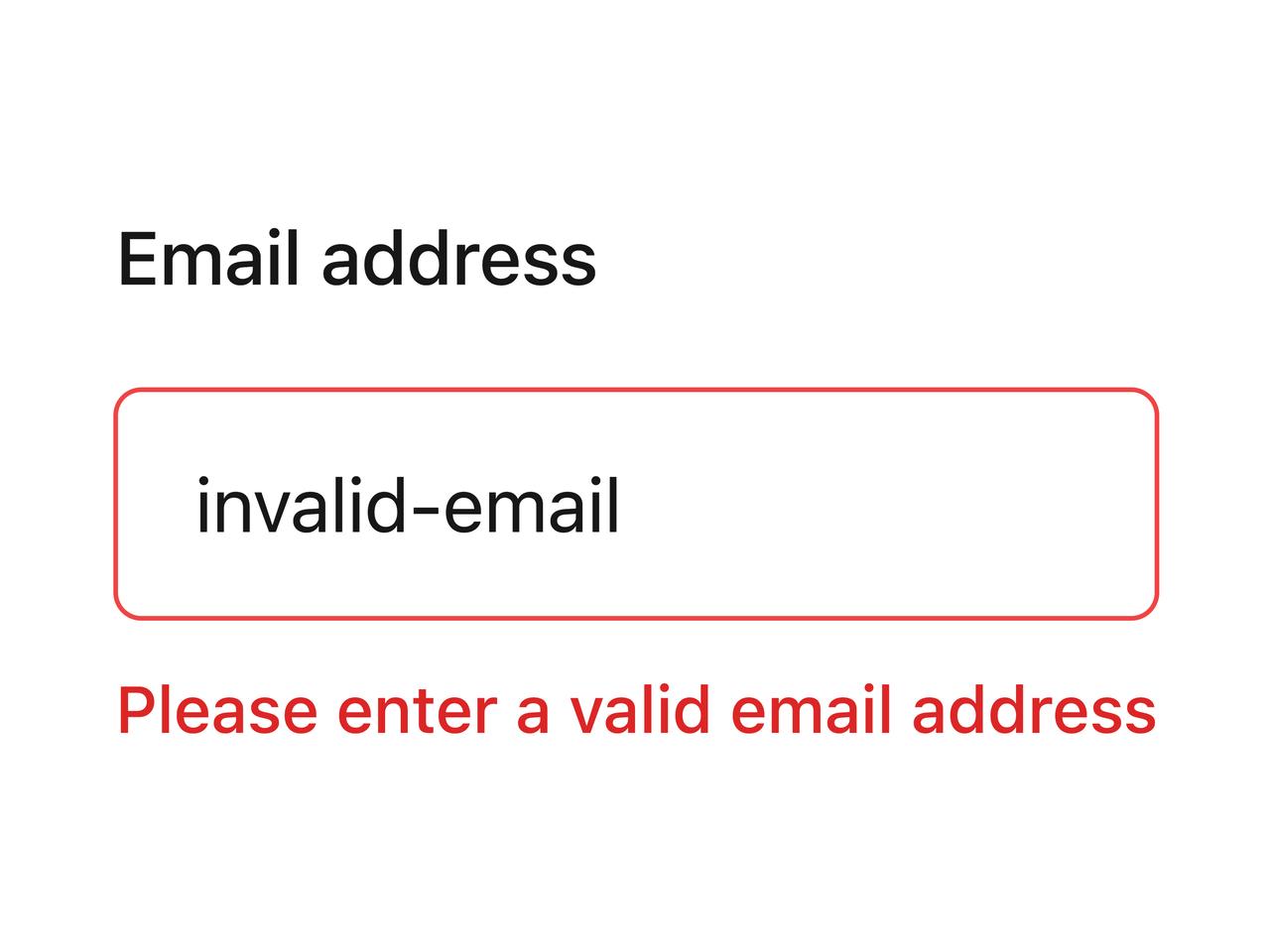 With Error preview