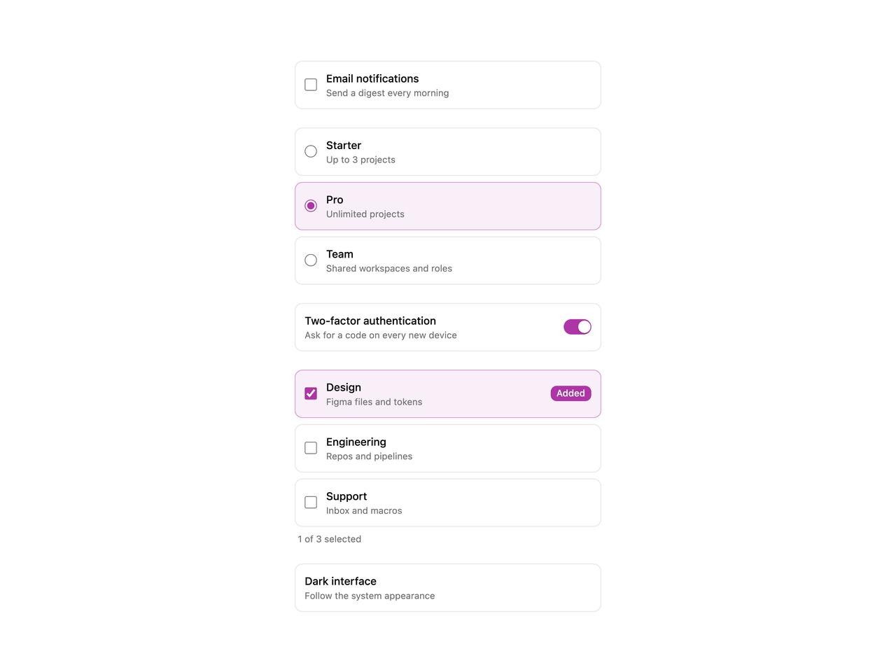 Default preview