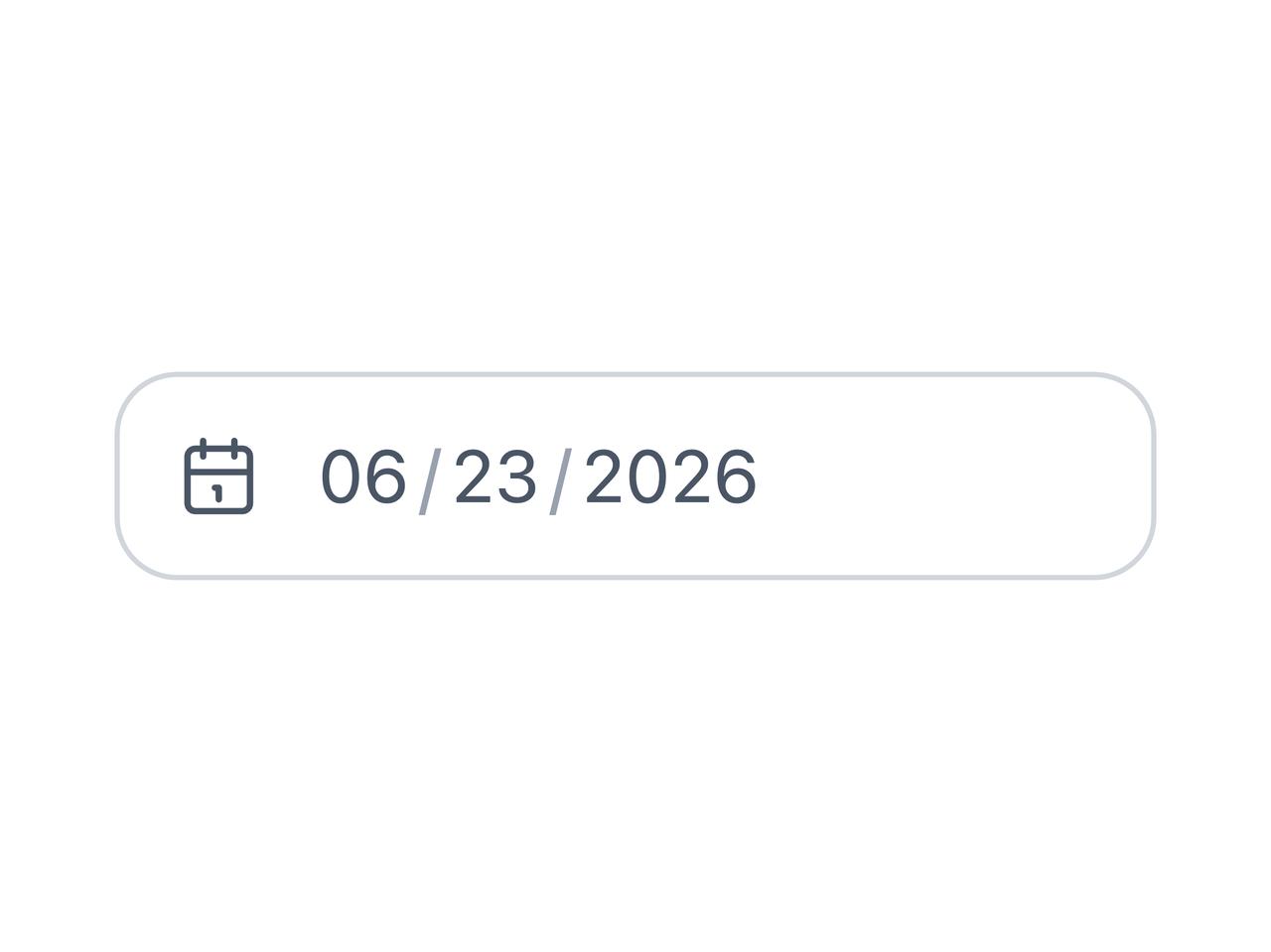 Date Field With Icon preview
