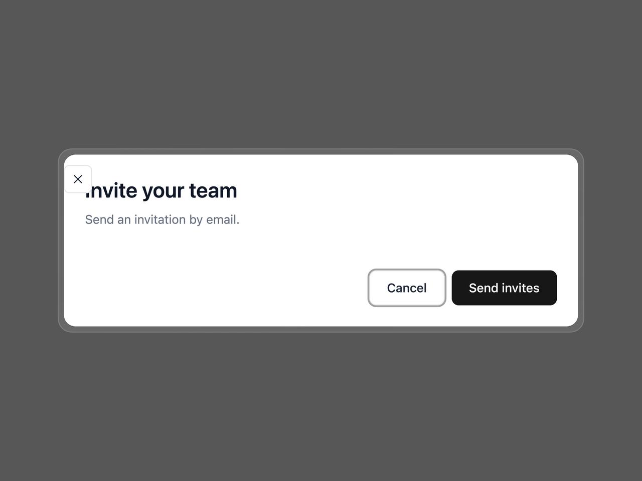 Invite People Dialog preview