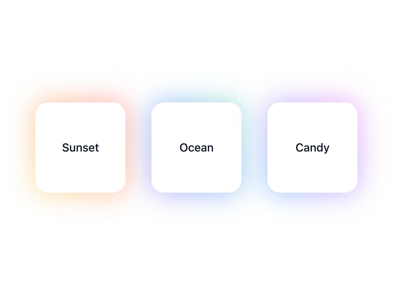 Custom color palettes preview