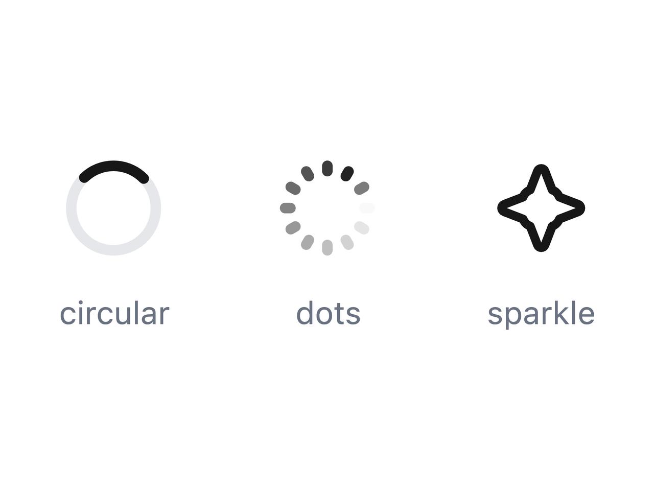 Spinner Variants preview