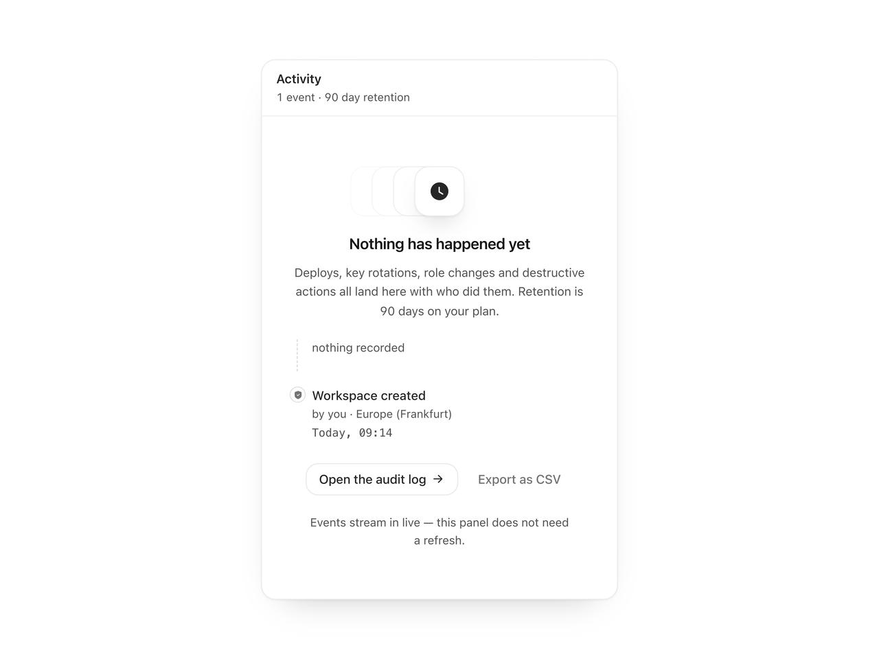 Default preview