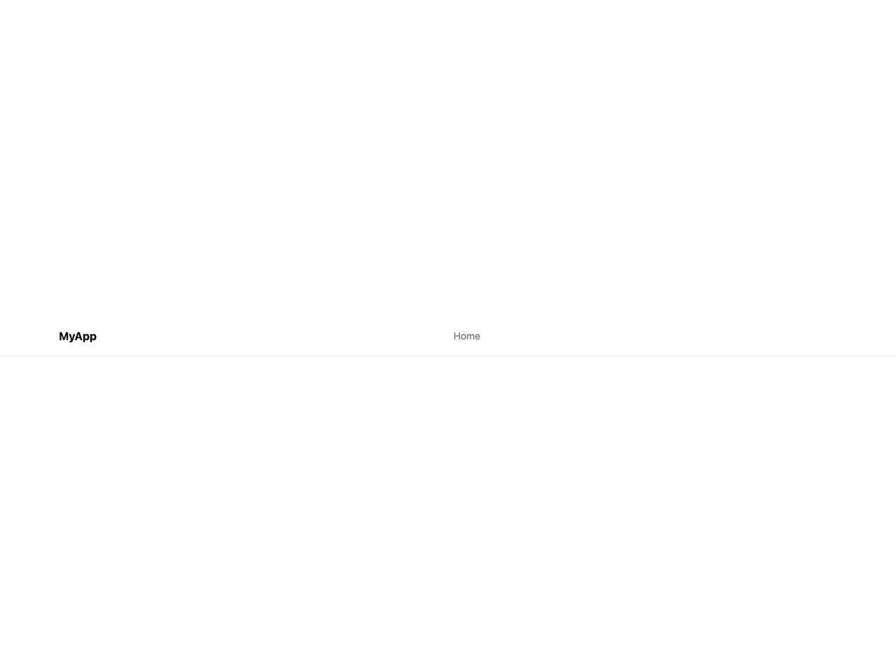 Non-sticky navbar preview