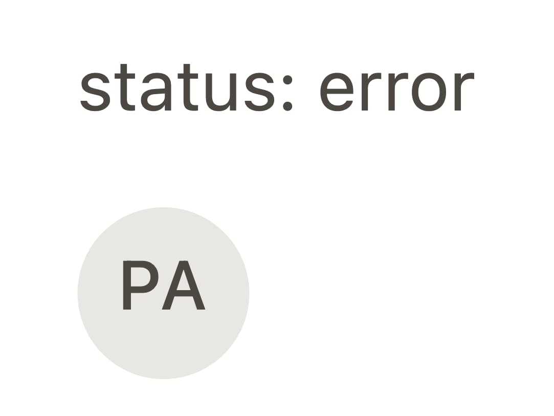 Load status readout avatar preview