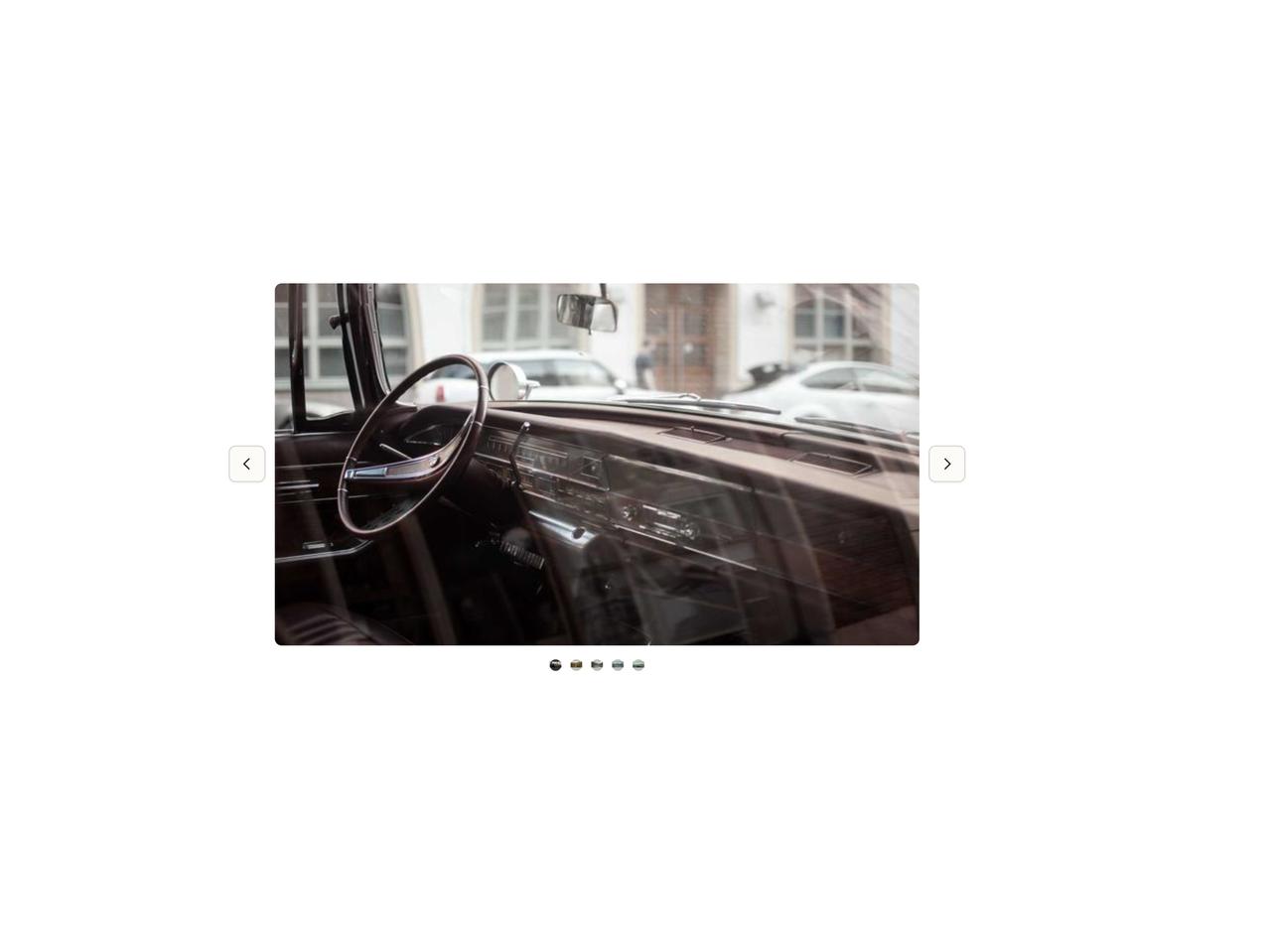 Thumbnail indicator carousel preview