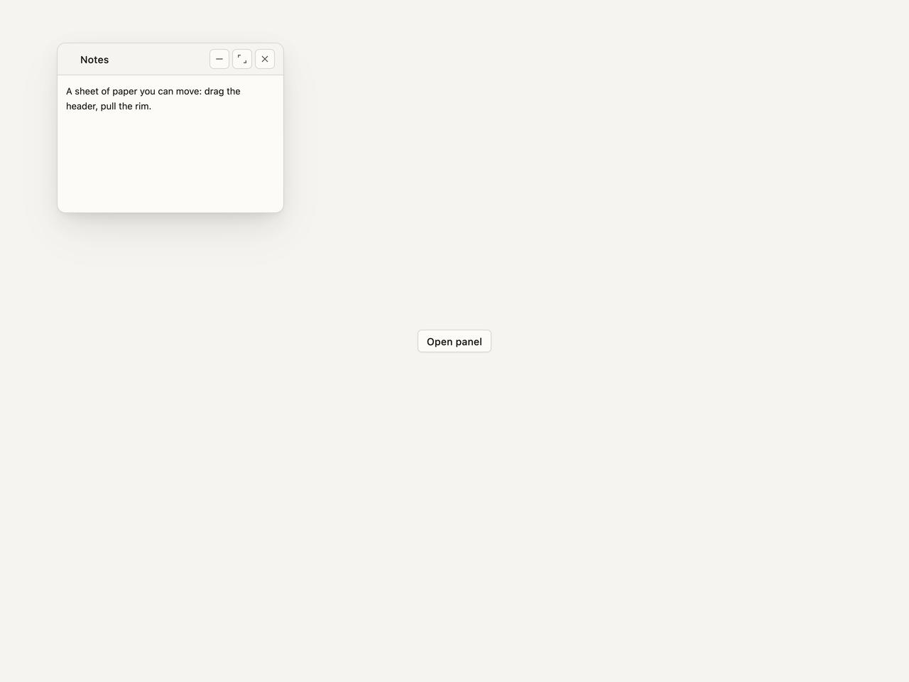 Default preview