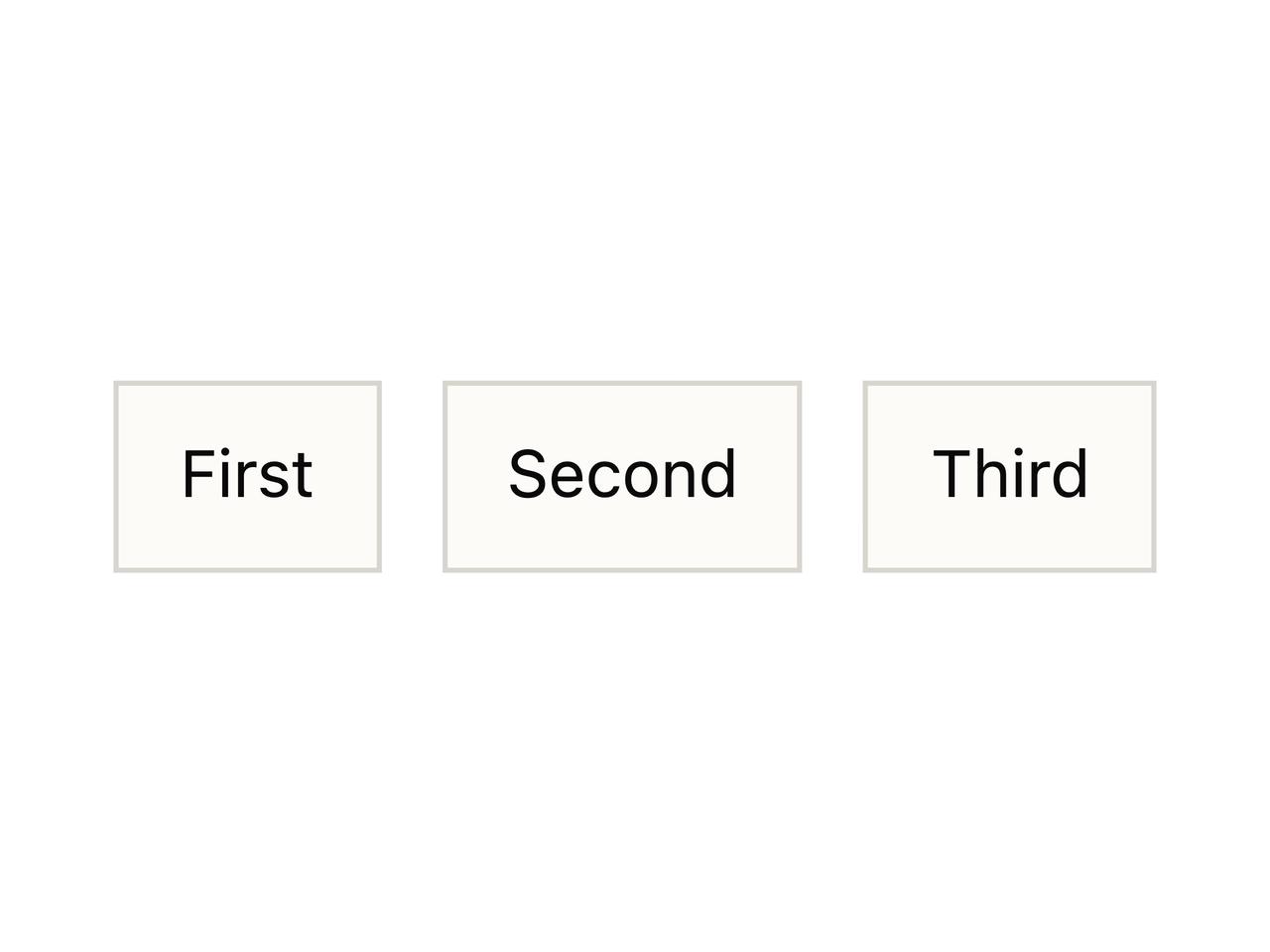 Row direction stack preview