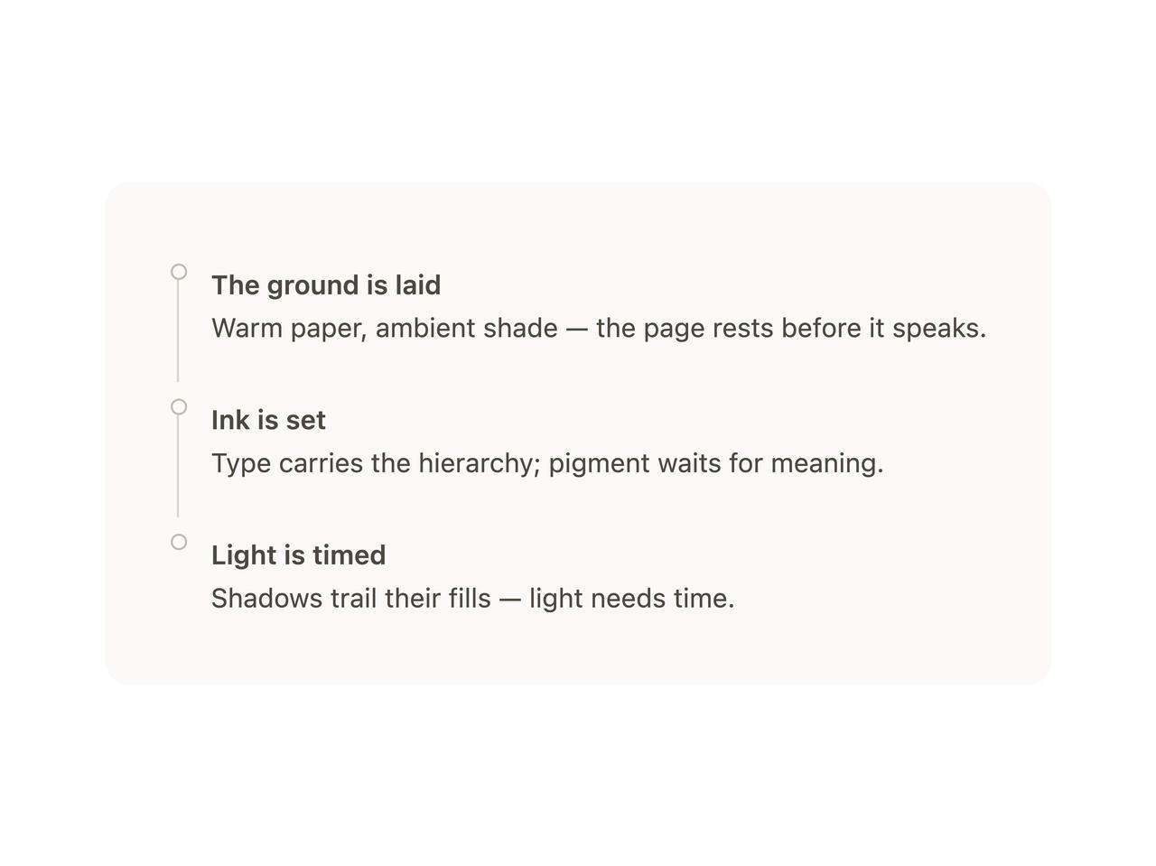 Vertical Moments Timeline preview