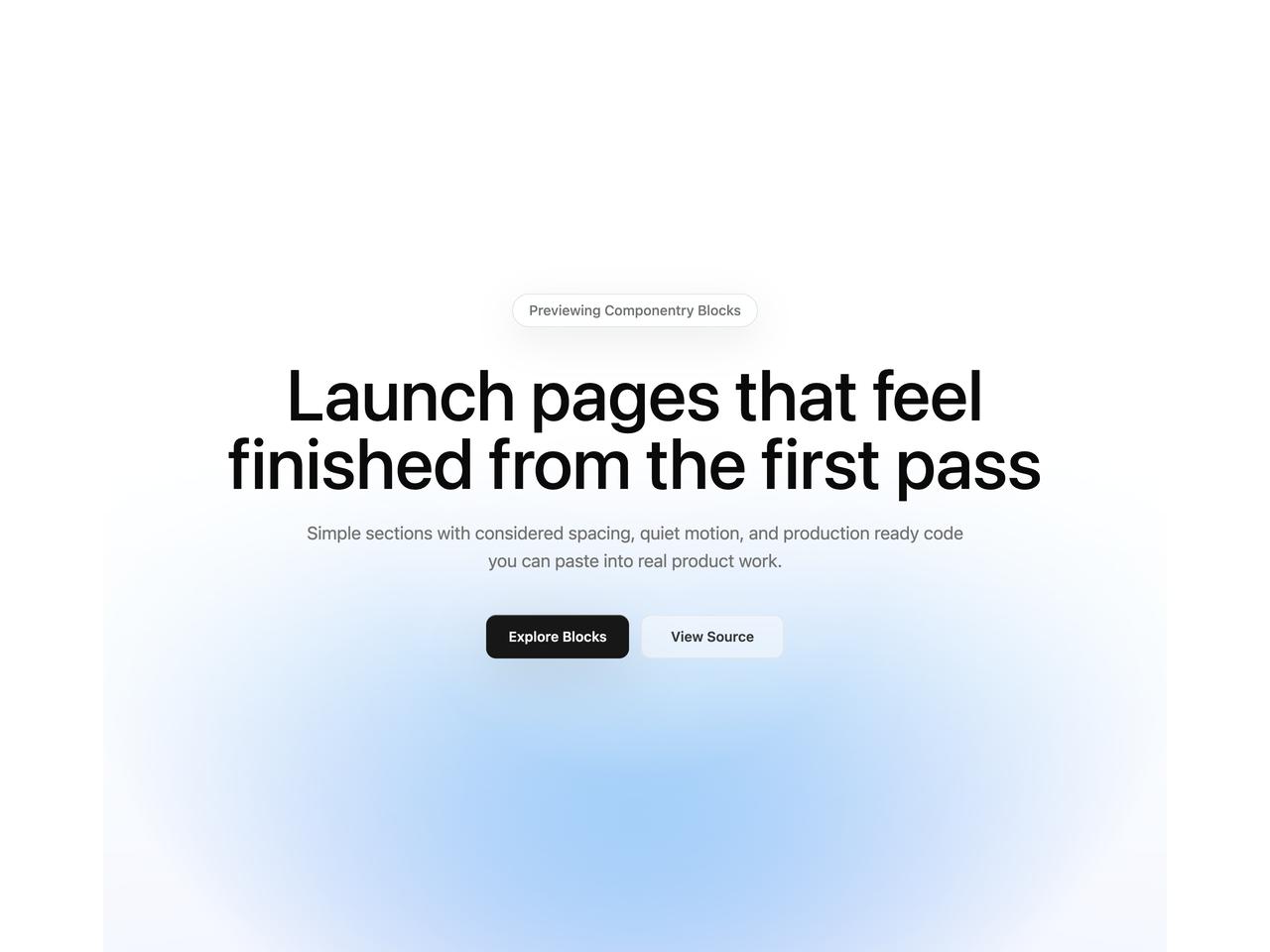 Default preview