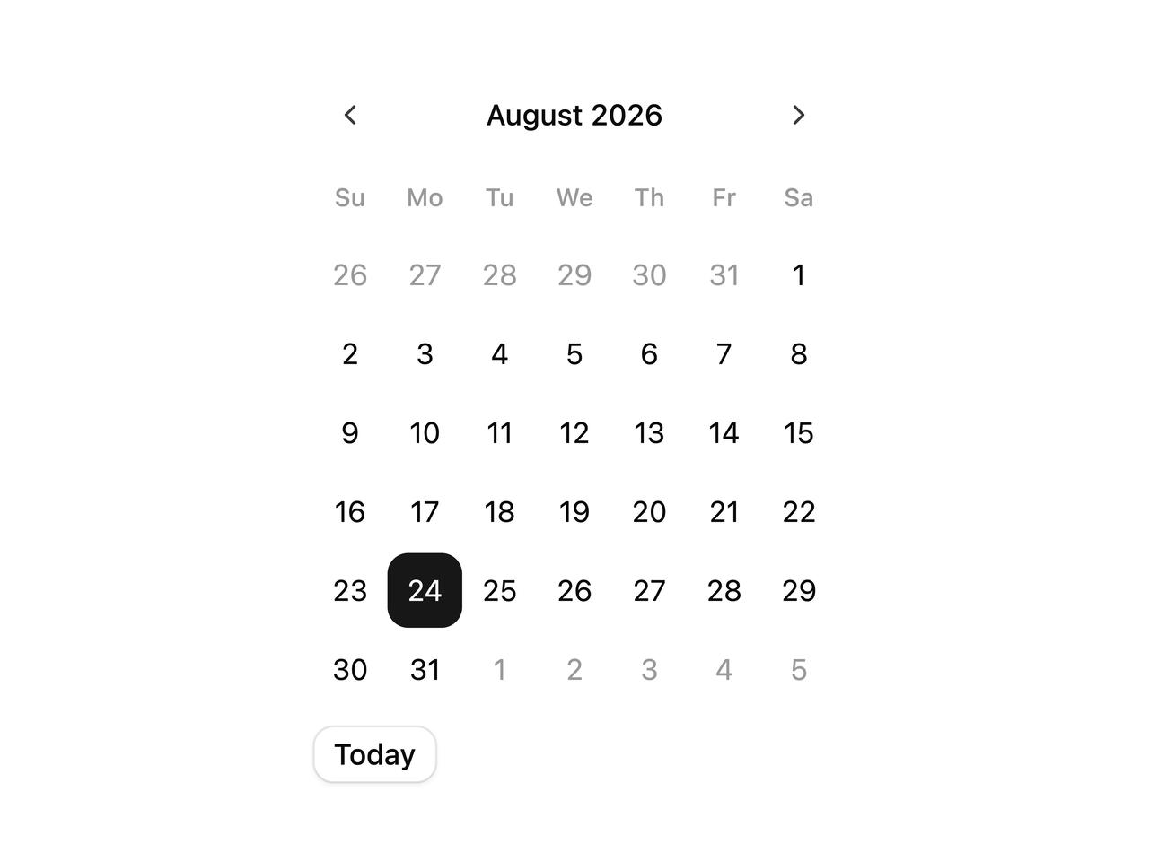 Default preview
