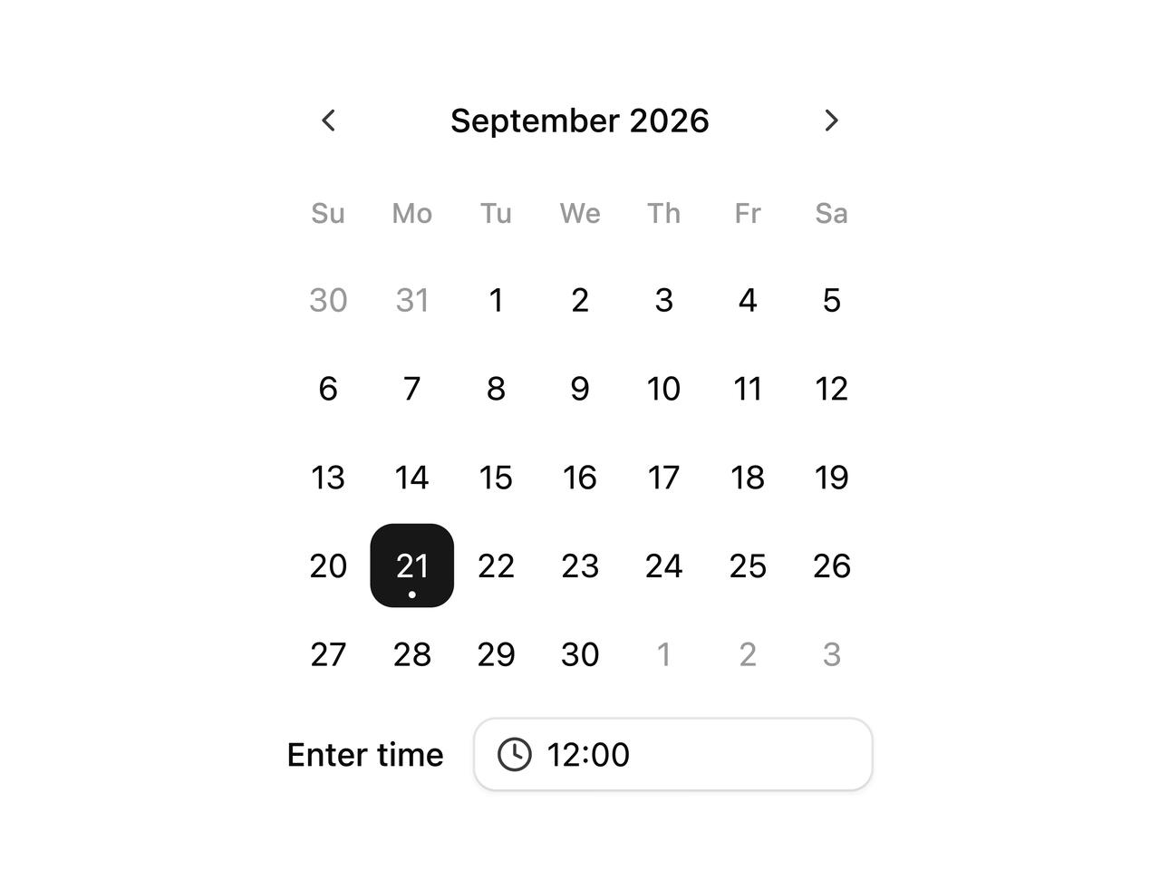 Default preview
