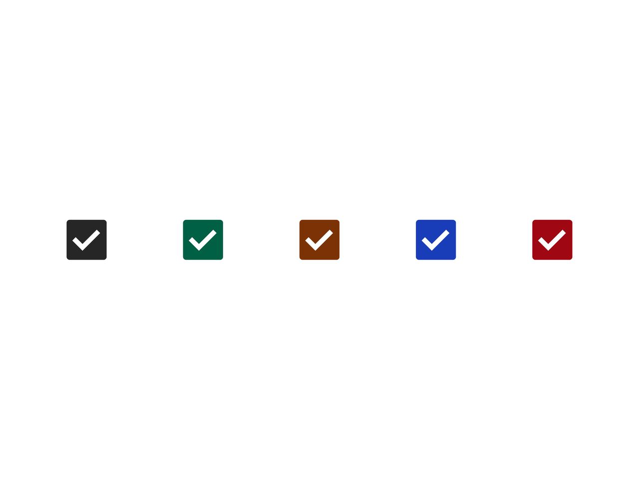 Semantic color checkboxes preview