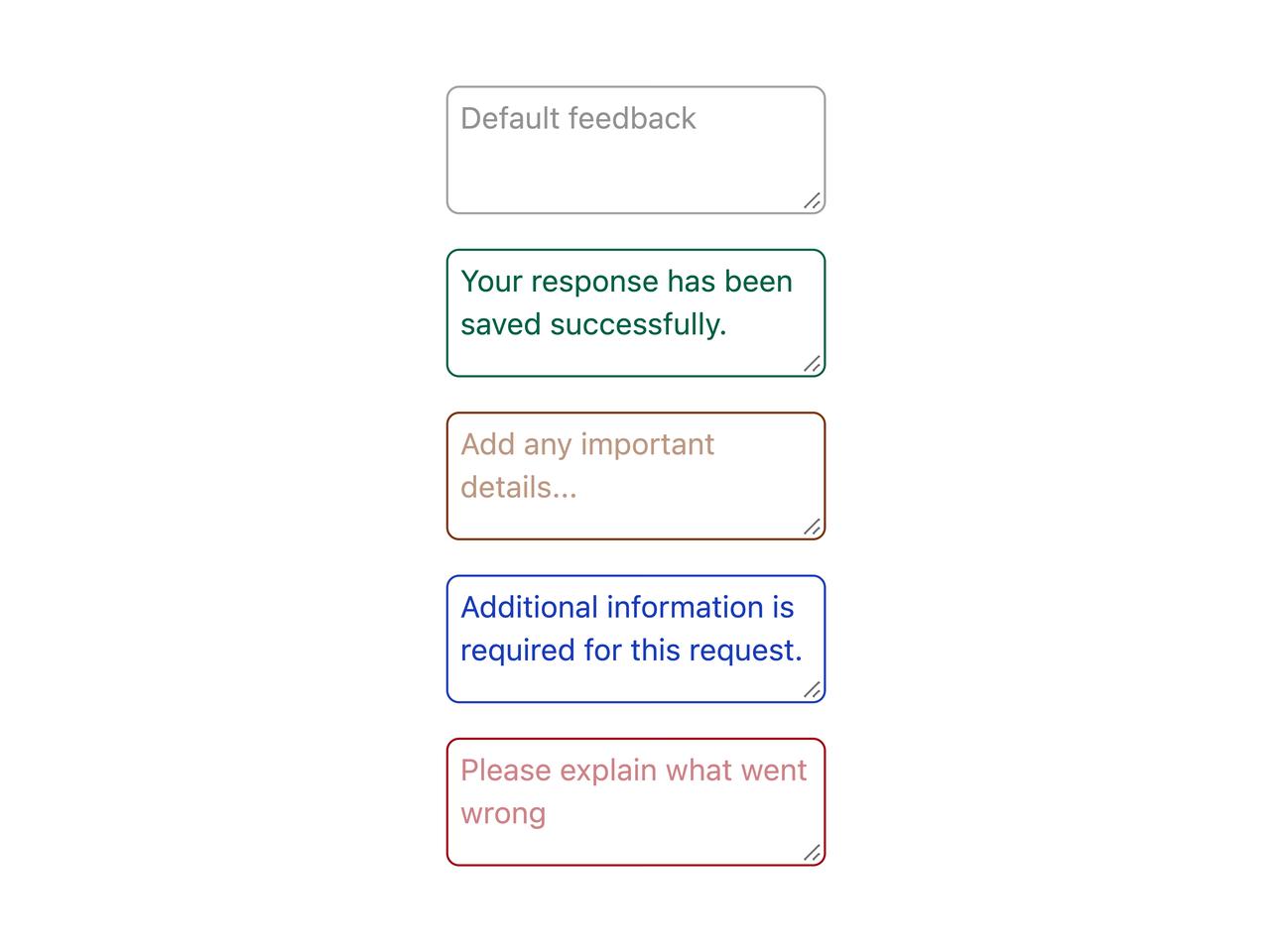 Semantic color textarea preview
