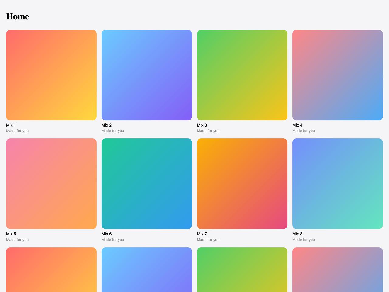 Default preview