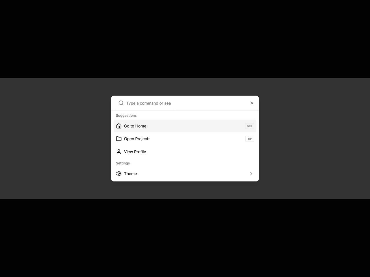 Default preview