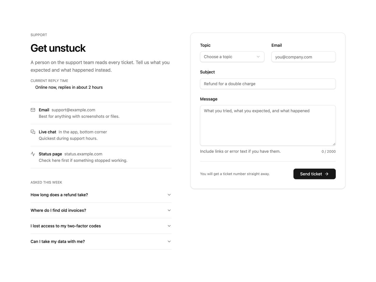 Default preview