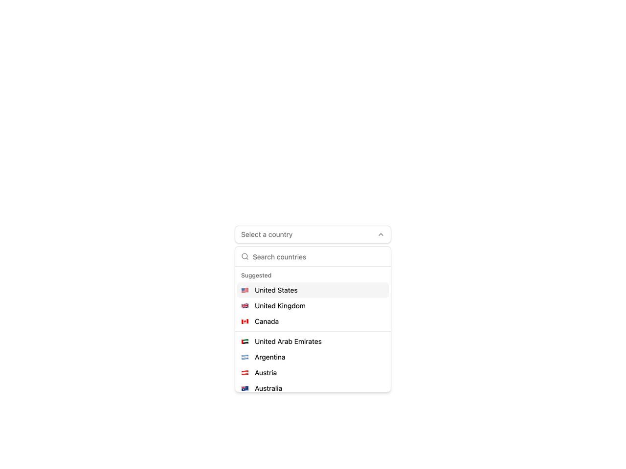 Default preview