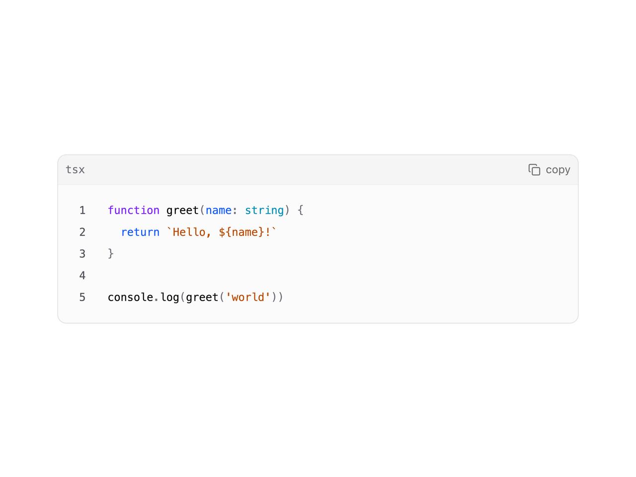 Default preview