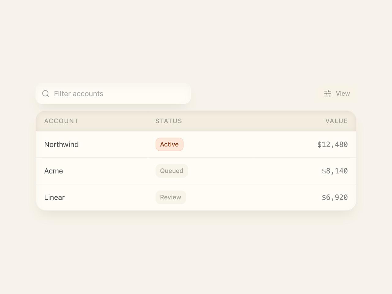 Default preview