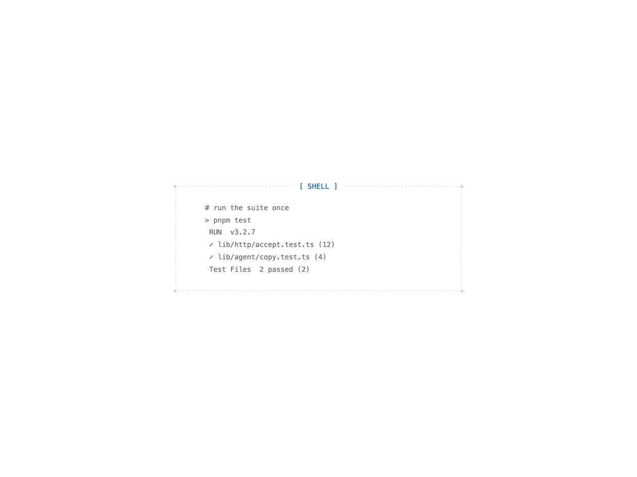 Test run output terminal preview