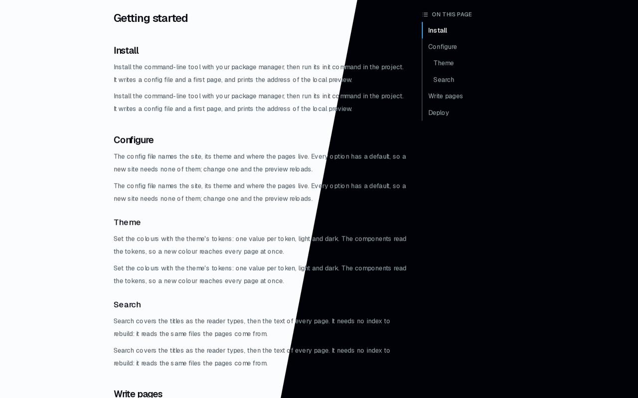 Default preview