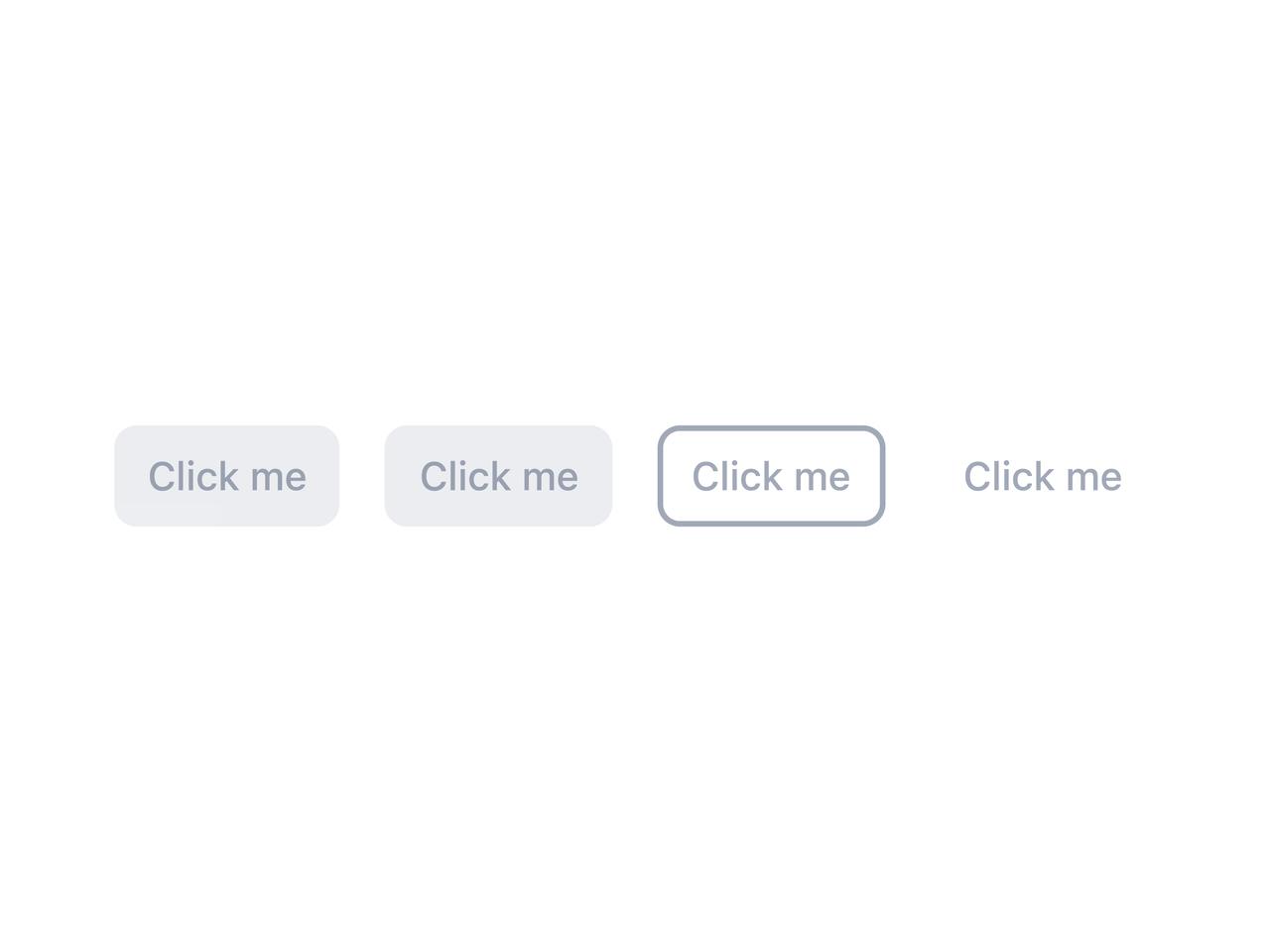 Disabled button preview