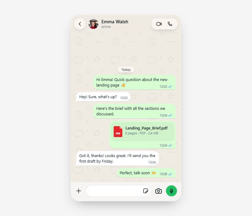 English – File upload preview