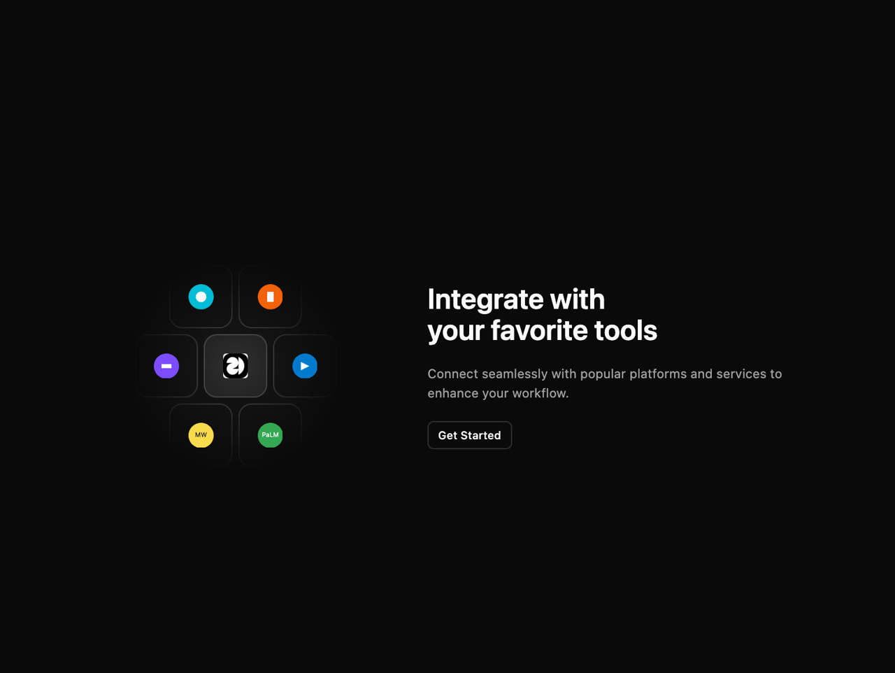 Integrations Default preview