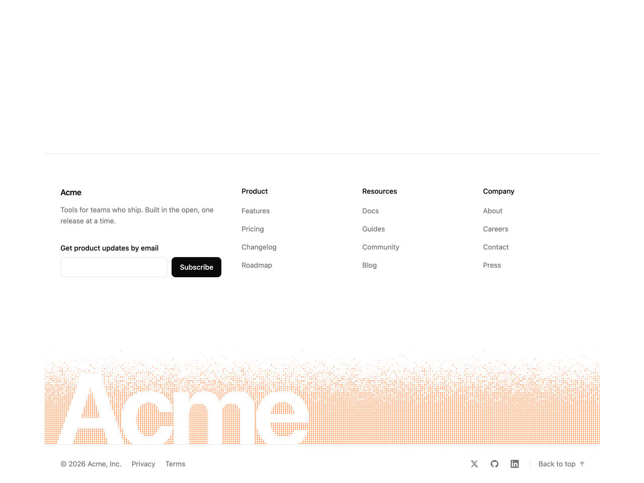 Default preview