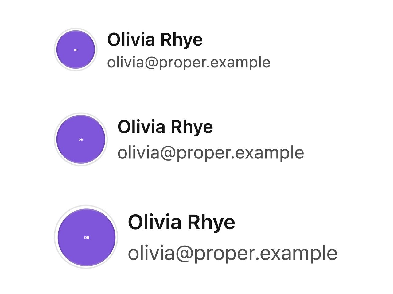 Avatar Label Group preview