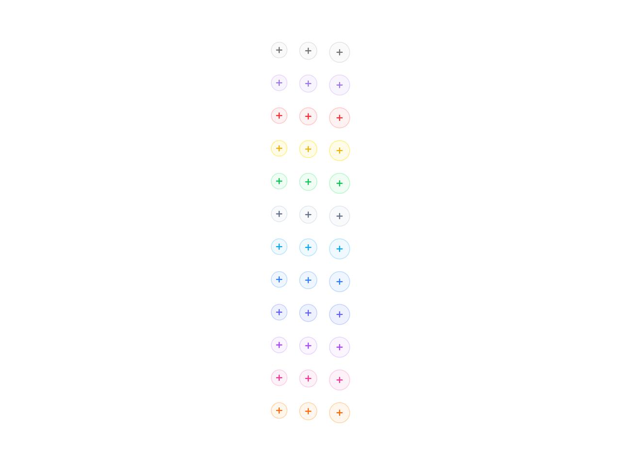 Icon-only badge button preview