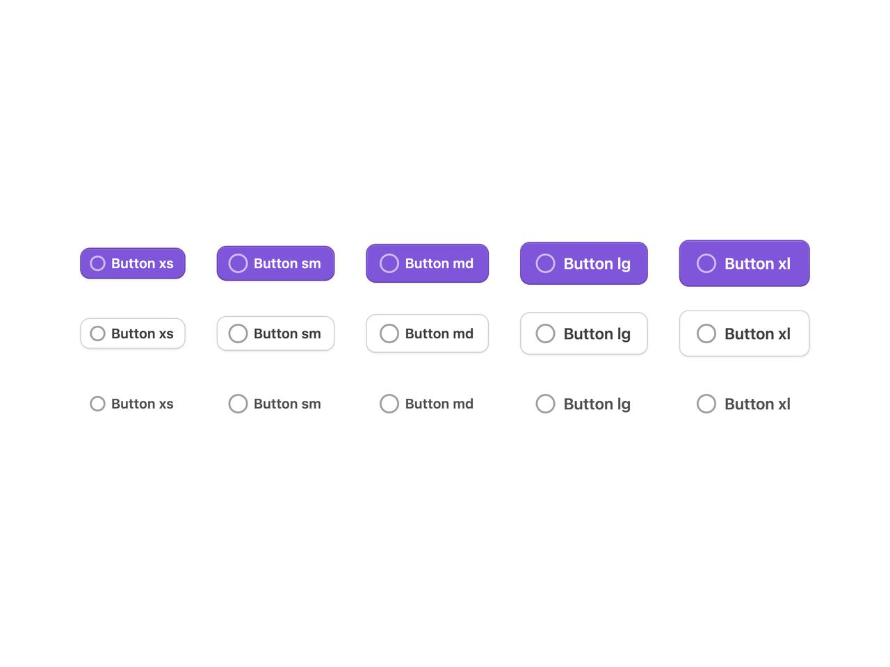 Icon leading buttons preview
