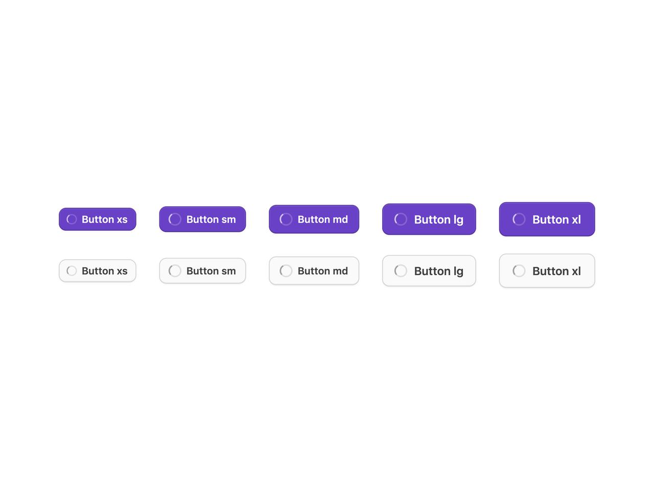 Loading buttons preview