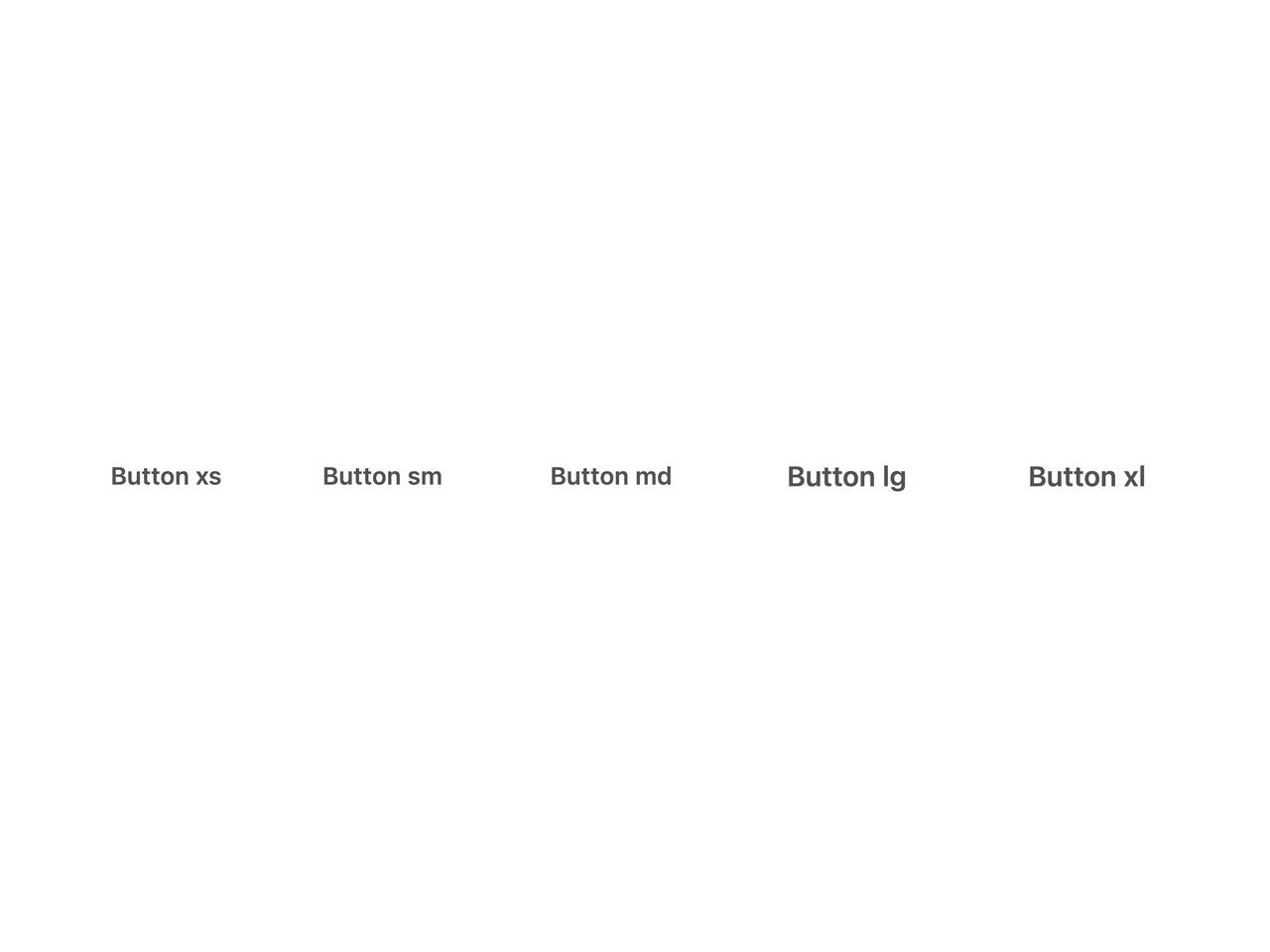 Tertiary button sizes preview