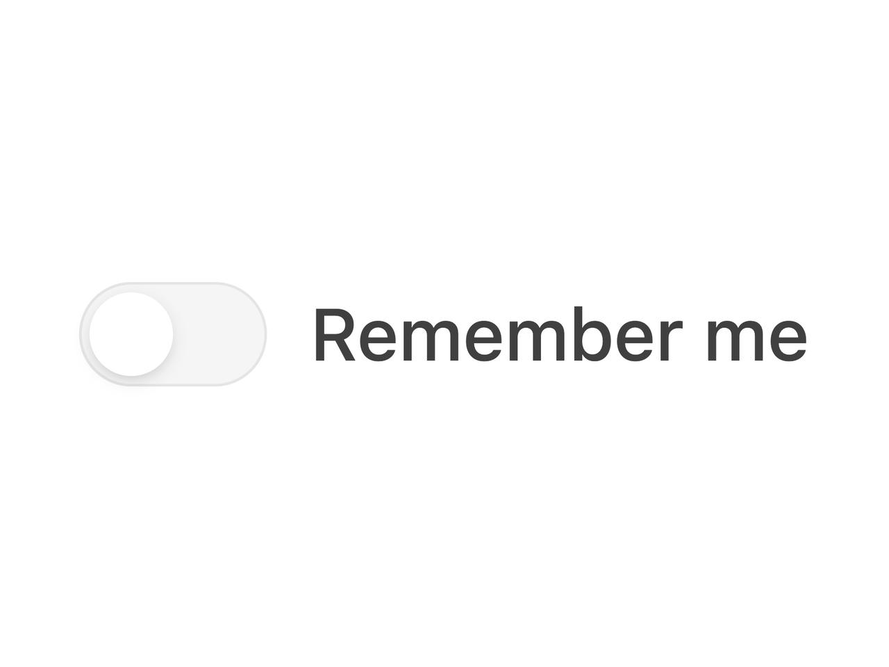 Toggle with label preview