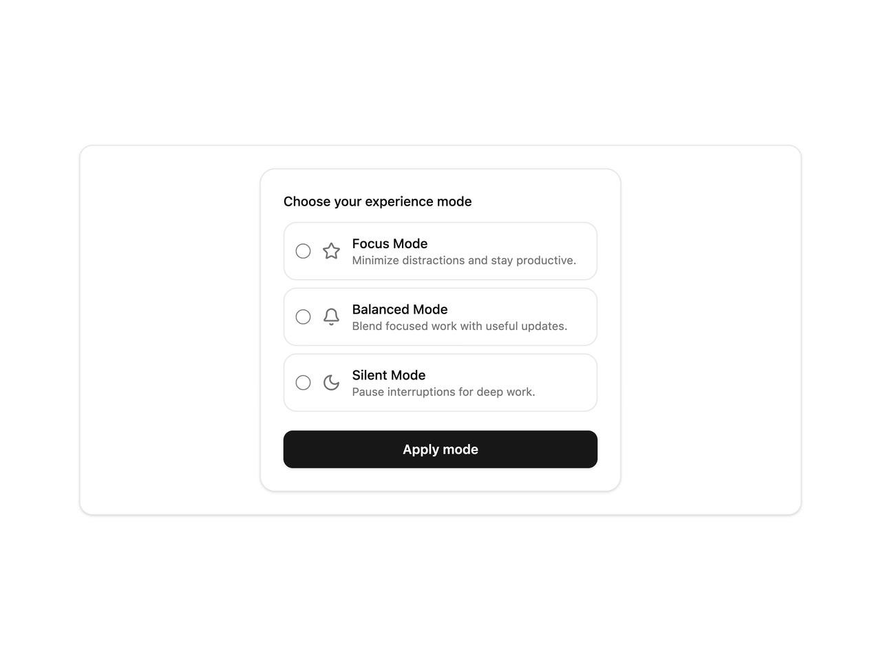 Default preview