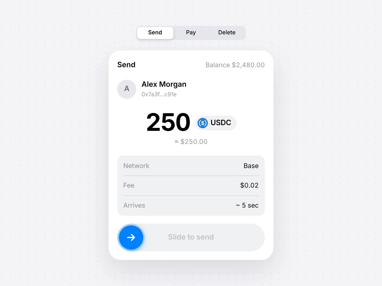 Slide to Confirm preview