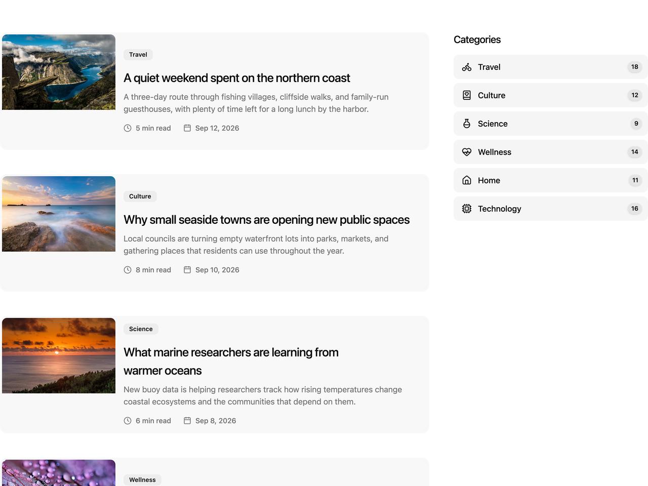 Default preview