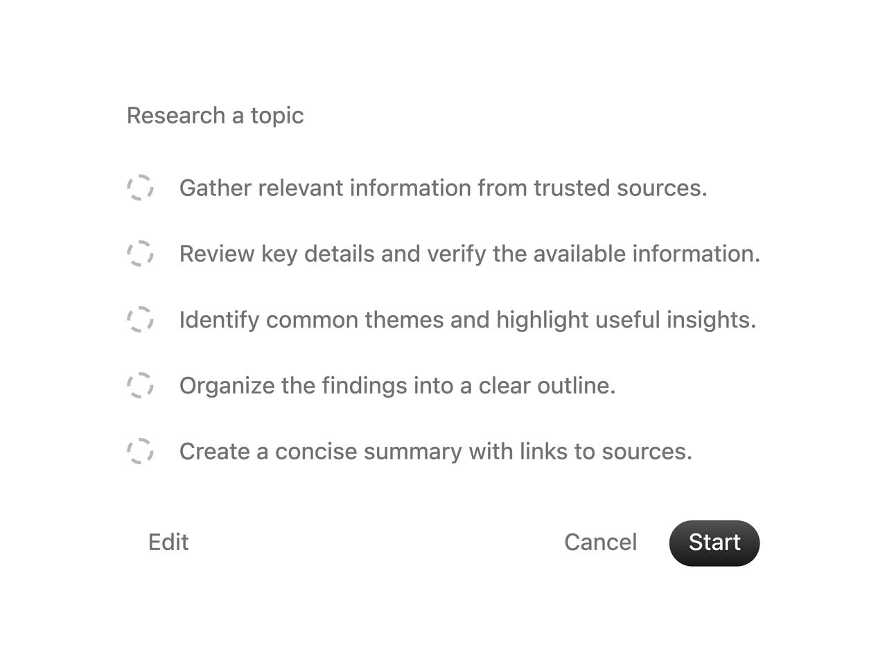 Default preview