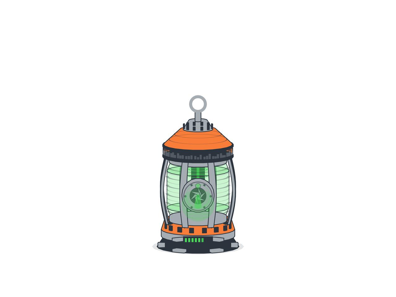 Emission beam with custom accent preview