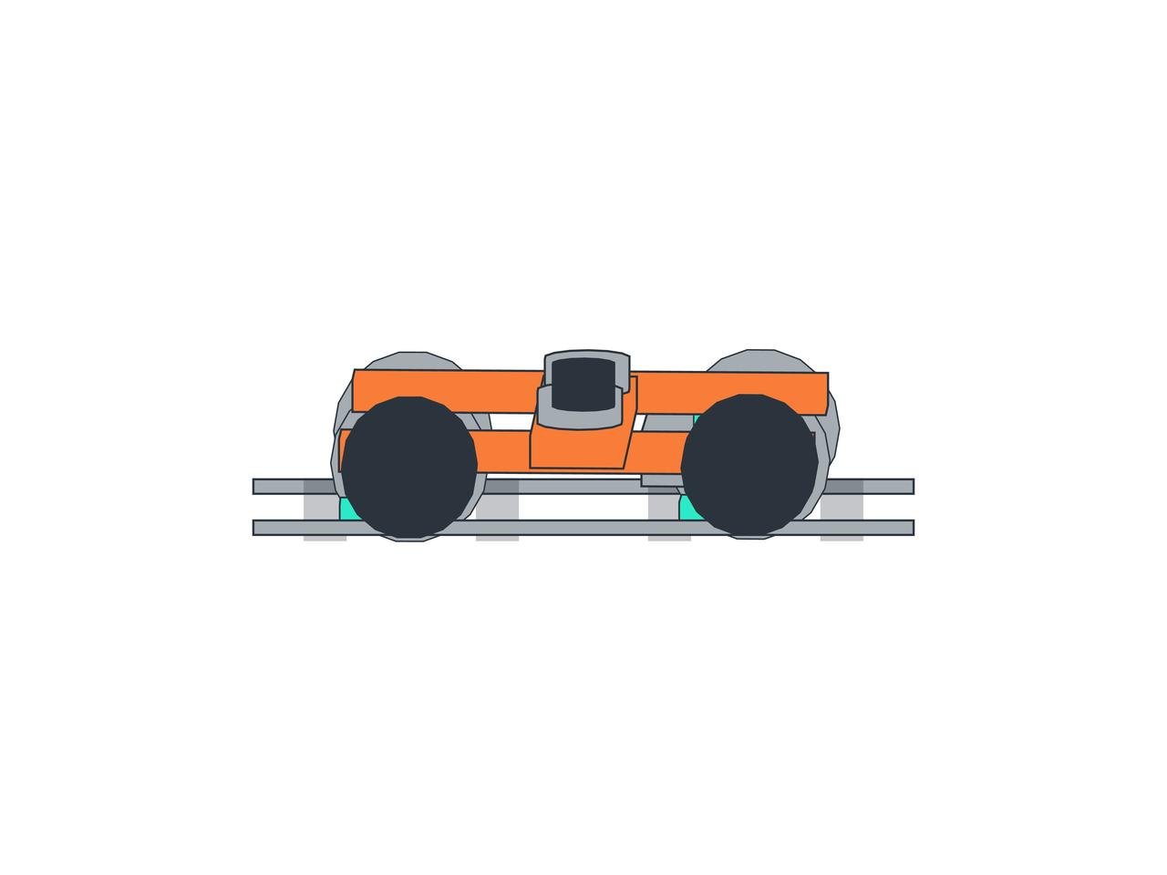 Braking bogie profile view preview